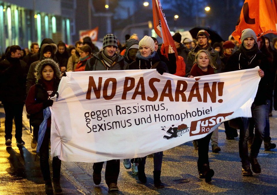  Protest przeciwko ruchom antyislamskim w Rostocku