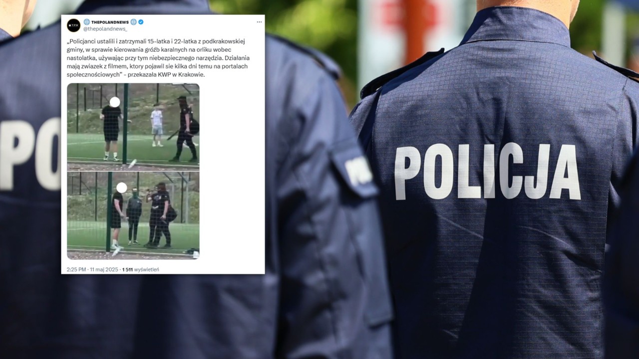 Groźby na orliku. Zamaskowani pseudokibice weszli na murawę z maczetami. Jest komunikat policji