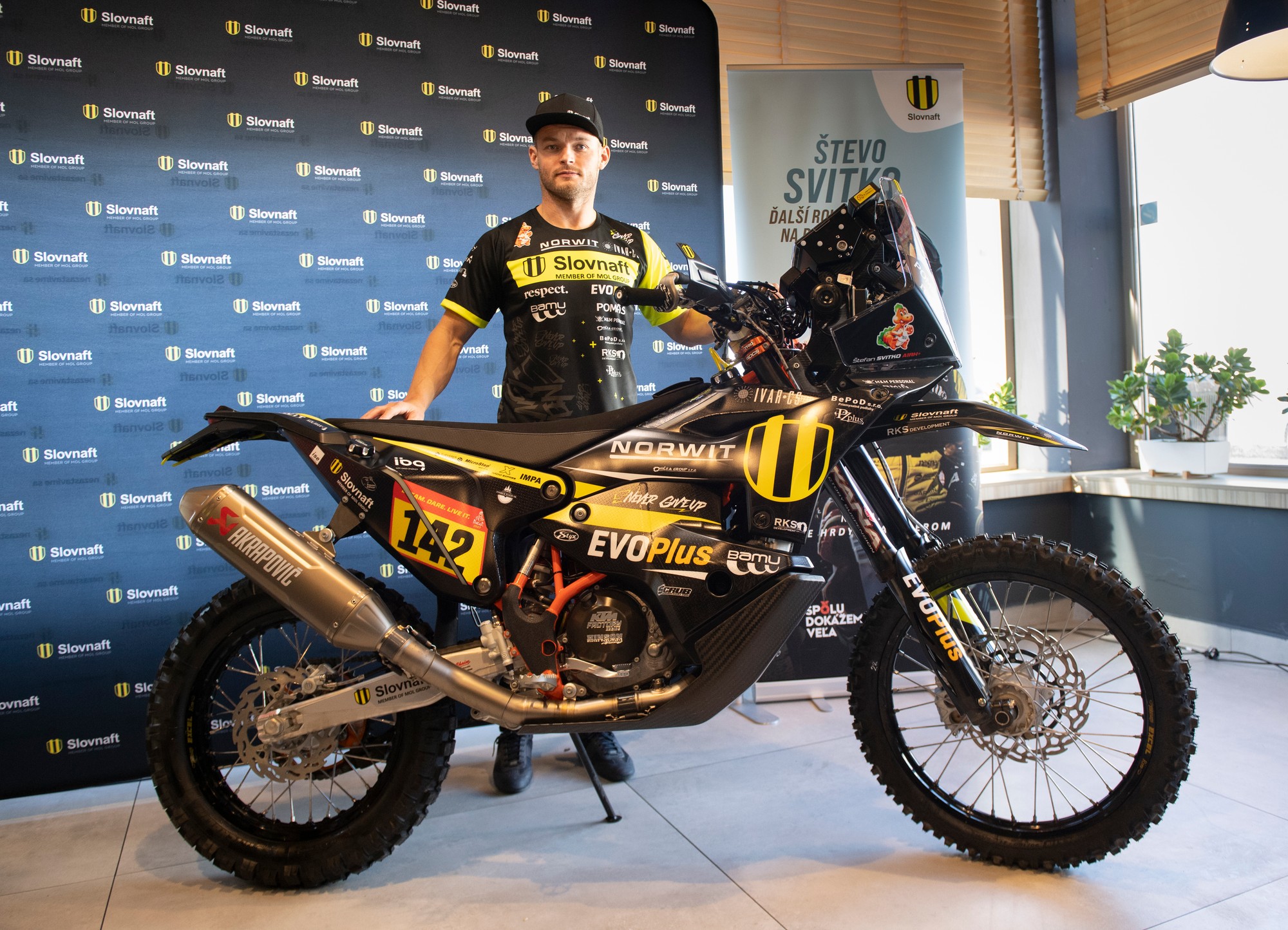 Na snímke slovenský motocyklový pretekár Štefan Svitko.