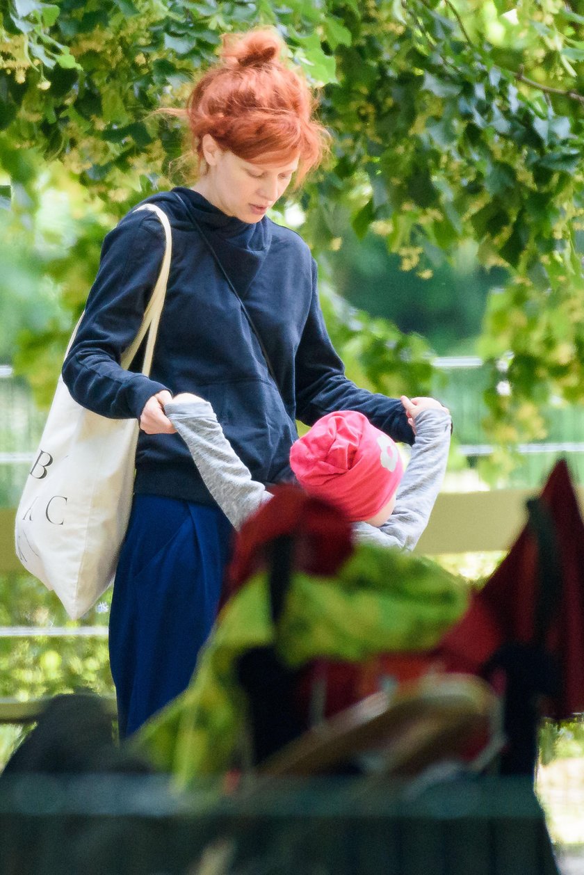 Karolina Gruszka z córką