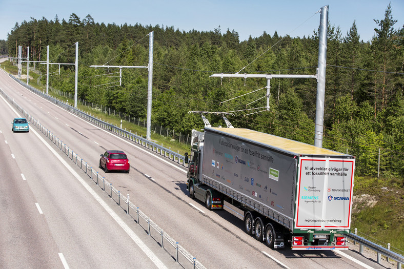 Elektryczna autostrada dla ciężarówek