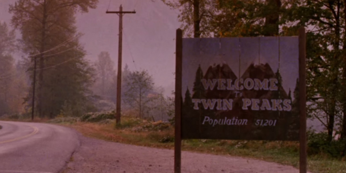 Słynne ujęcie z czołówki serialu "Miasteczko Twin Peaks"