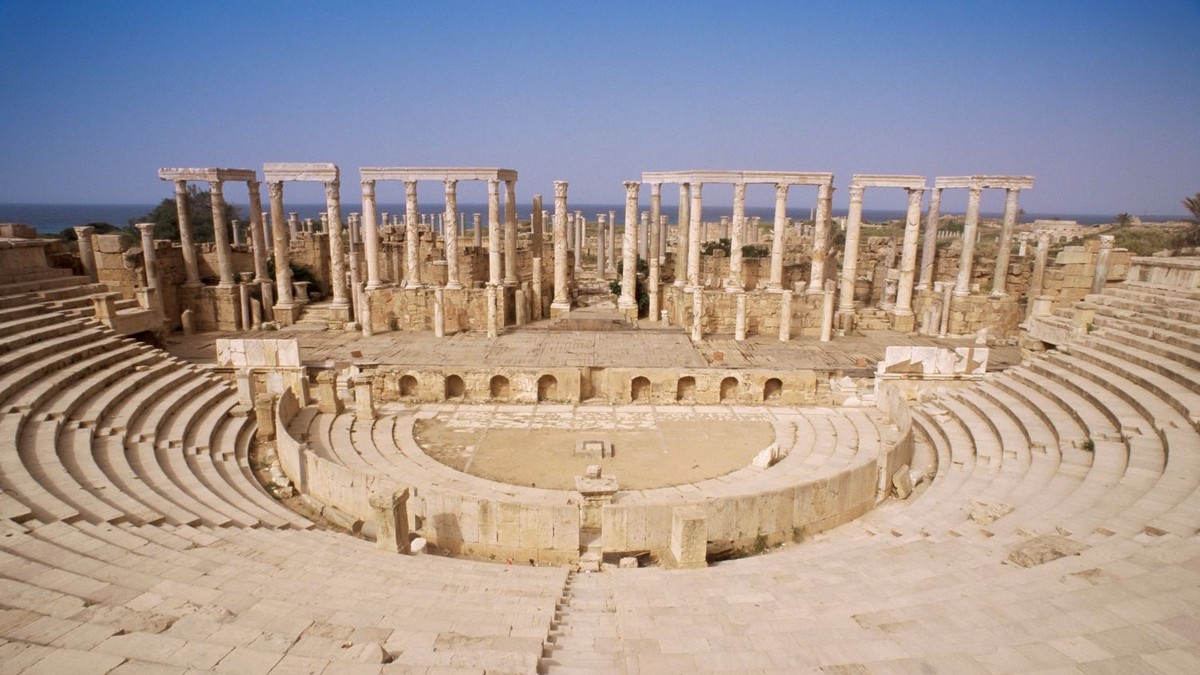  Libija leptis magna