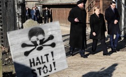 Pierwsza wizyta Merkel w Auschwitz [GALERIA]