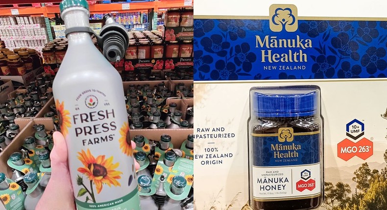 This year, I picked up the Fresh Press Farms sunflower oil and Mnuka Health honey.Meredith Ochs