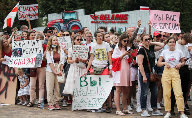 Protest na Białorusi