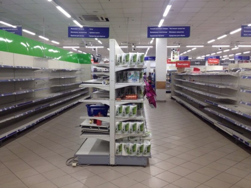 Tak obecnie wyglądają sklepy spożywcze w Rosji