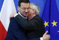 Jean Claude Juncker - Mateusz Morawiecki meeting in Brussels