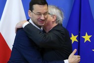 Jean Claude Juncker - Mateusz Morawiecki meeting in Brussels