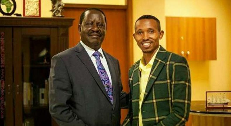 ODM leader Raila Odinga and Mohammed Ali. 