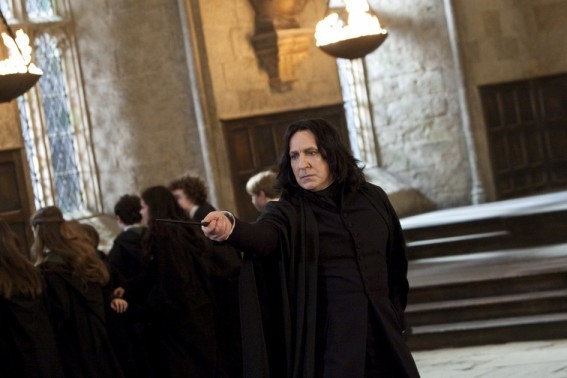 Alan Rickman jako profesor Snape w filmie: "Harry Potter i Insygnia Śmierci: Część II"