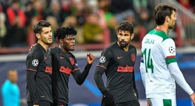 Thomas Partey scored against Lokomotiv Moscow in the Champions League