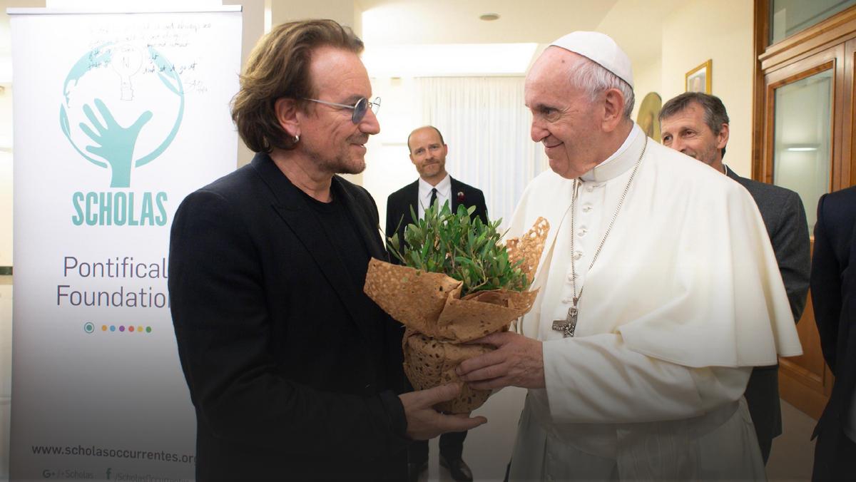 Spotkanie Bono z Papieżem Franciszkiem