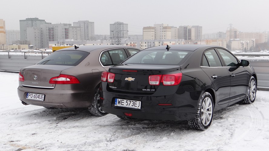 Chevrolet malibu kontra skoda superb