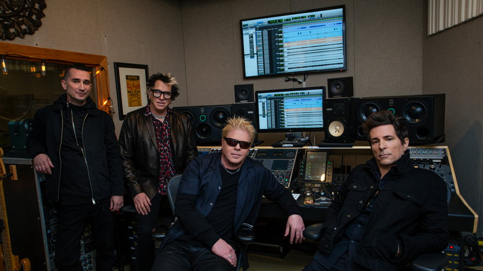 The Offspring. Od lewej: Pete Parada, Noodles, Dexter, Todd Morse