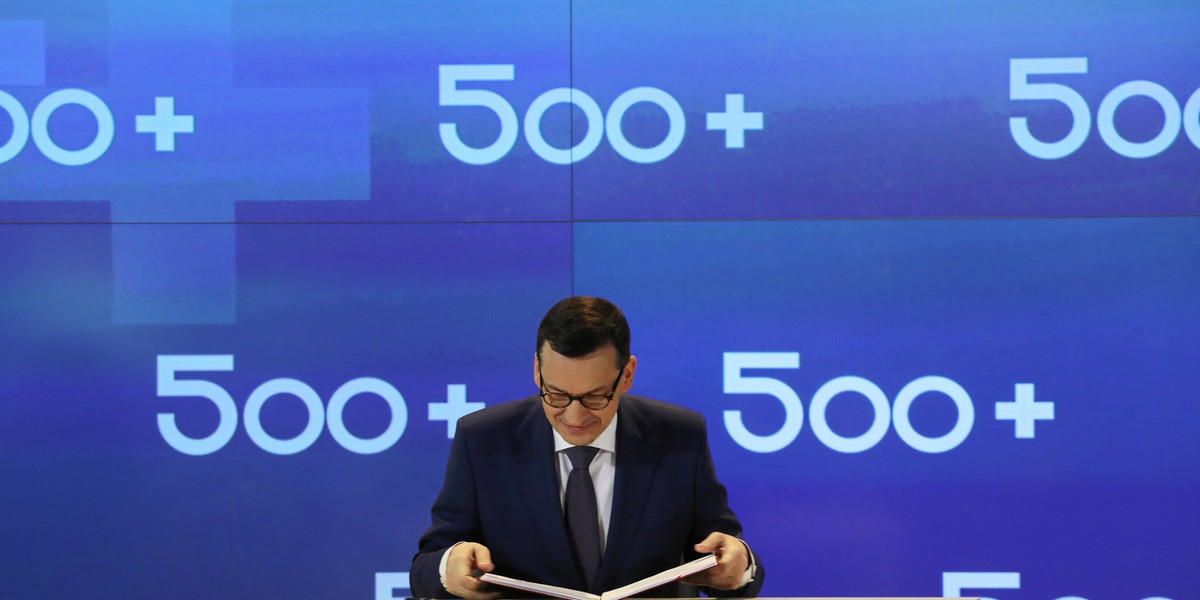 Mateusz Morawiecki i 500 plus