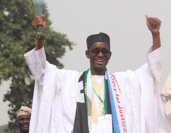 Nuhu Ribadu finished the election with two million votes