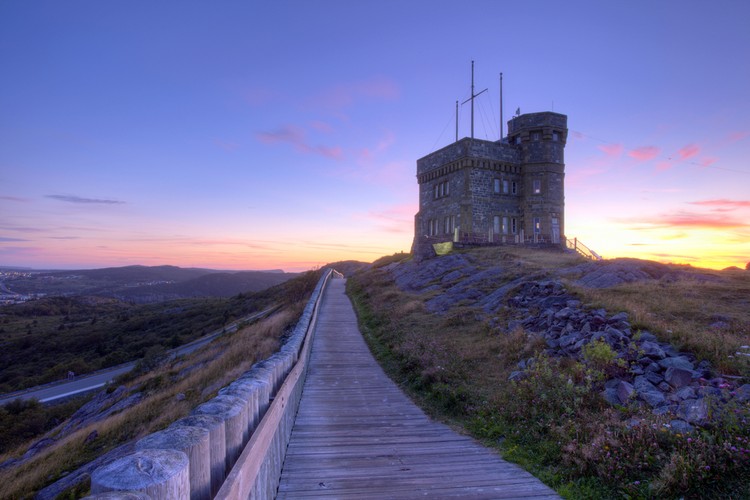 Wzgórze Sygnalizacyjne strzegąca wejścia do portu w mieście St. Johns.