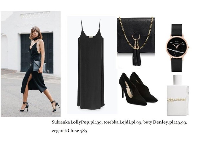 Modne sukienki na cienkich ramiączkach. STYLIZACJE