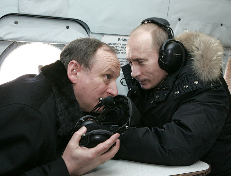 Nikołaj Patruszew i Władimir Putin, 2008 r.