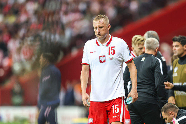 Kamil Glik podczas meczu Polska - Anglia