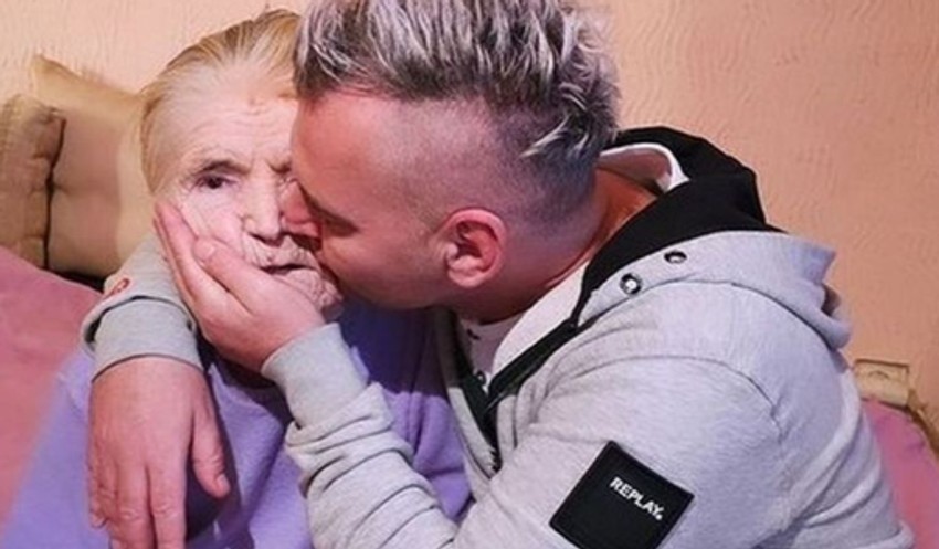 Milan Milošević sa majkom