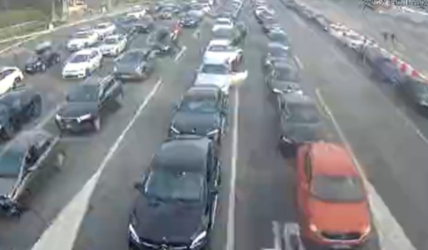 Kilometarske kolone na Batrovcima