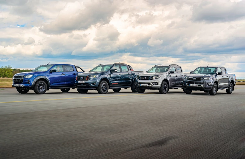 Porównanie pikapów: Ford Ranger, Isuzu D-Max, Nissan Navara, Toyota Hilux