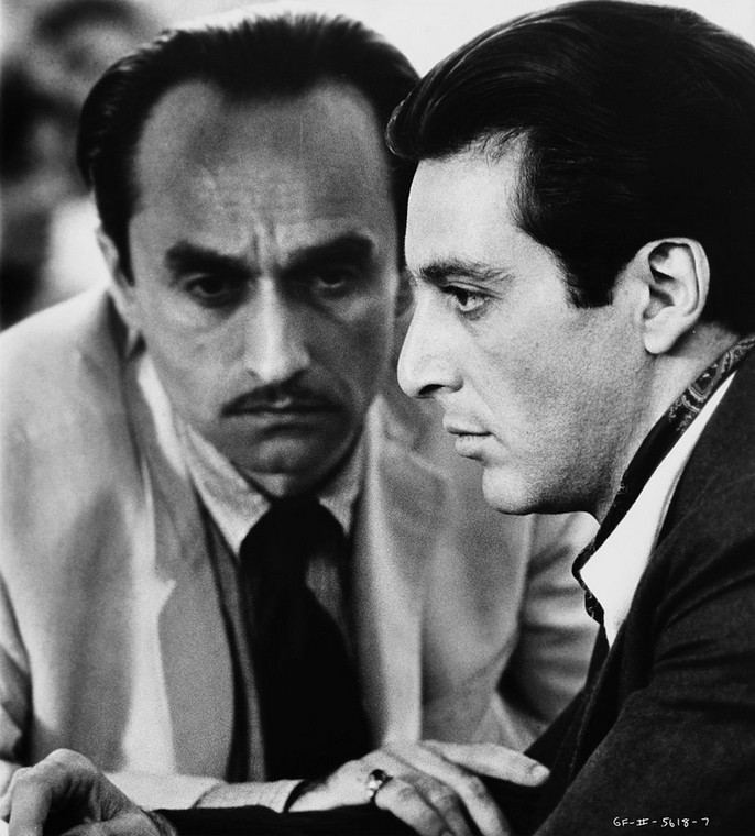 John Cazale i Al Pacino w "Ojcu chrzestnym"