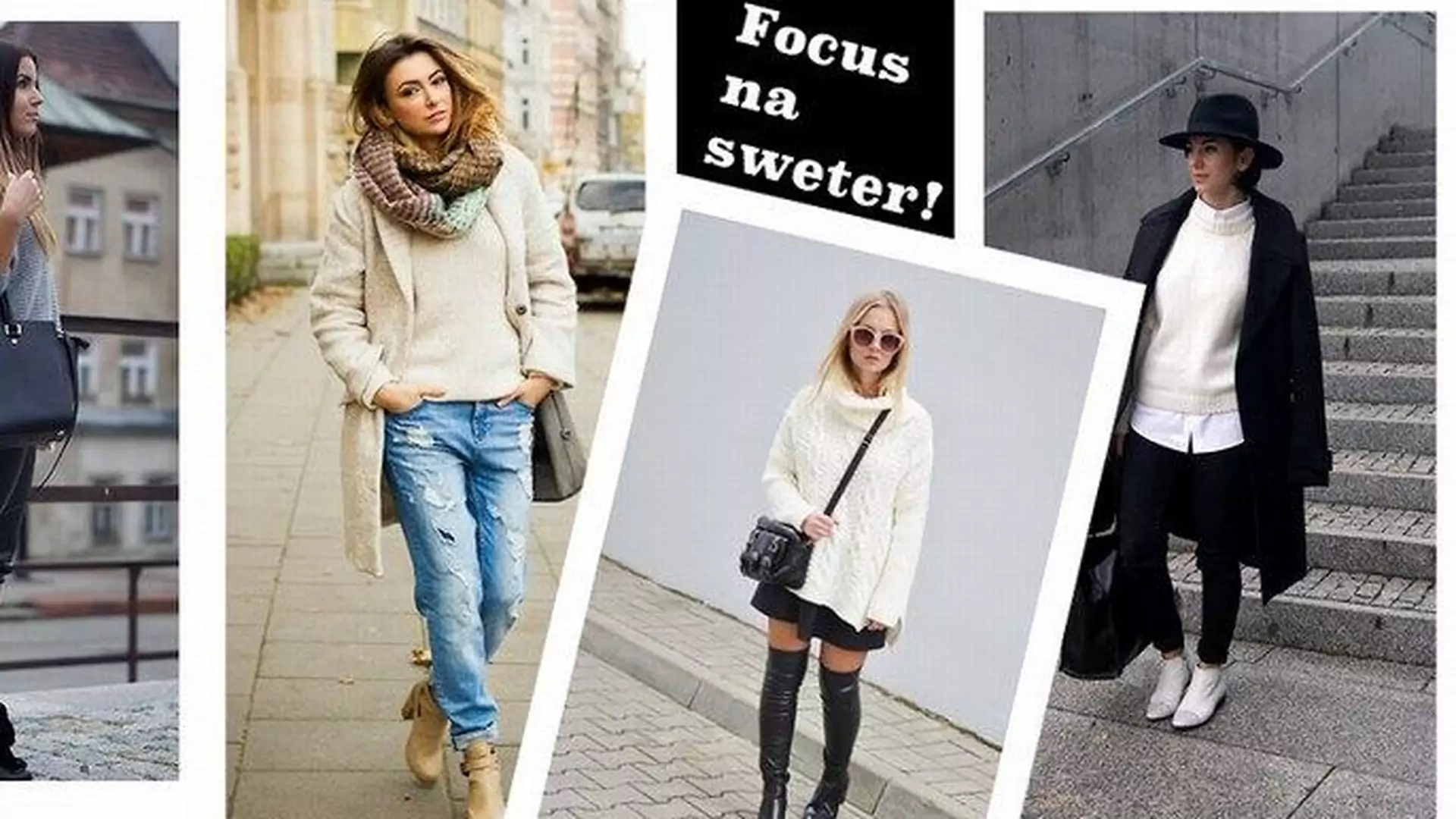 Podpatrujemy polskie ulice i sprawdzamy, jak się nosi gruby, zimowy sweter (gotowe stylizacje)