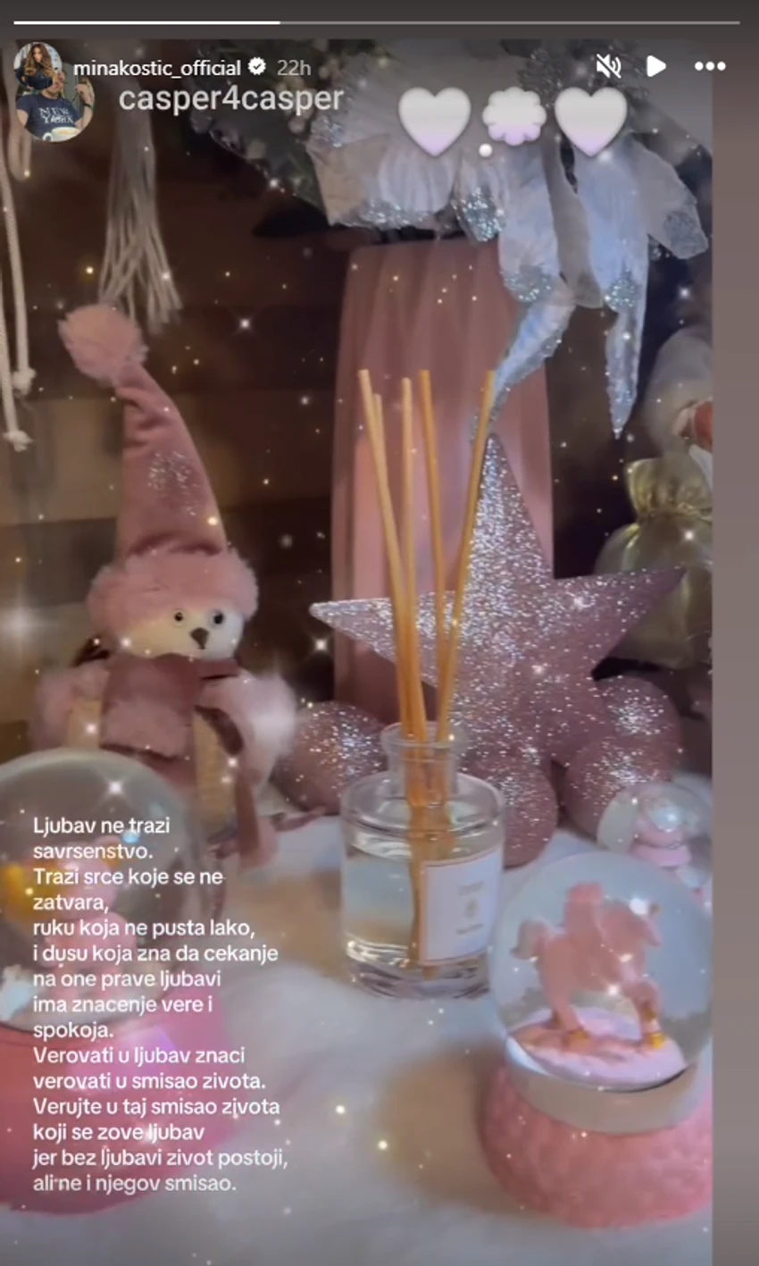 Mina Kostić, objava