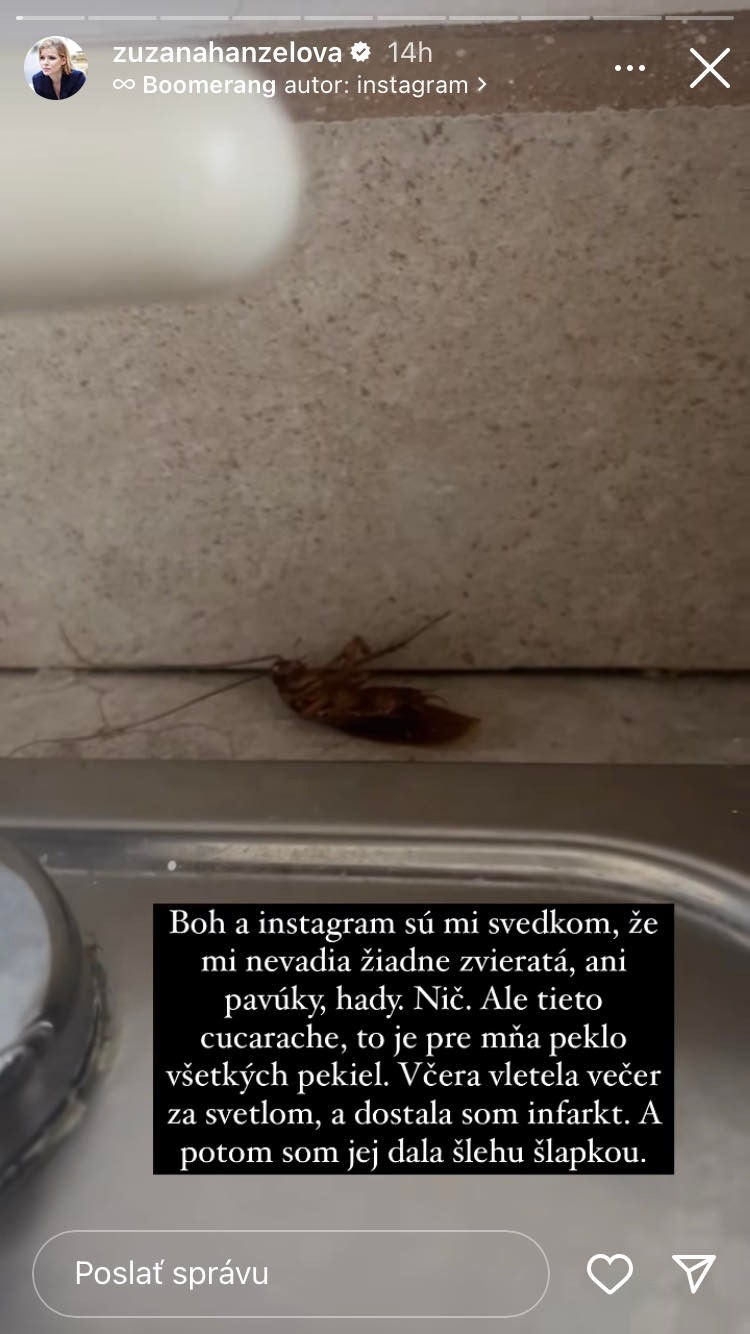 Zuzana dokumentuje dovolenku aj na sociálnej sieti.