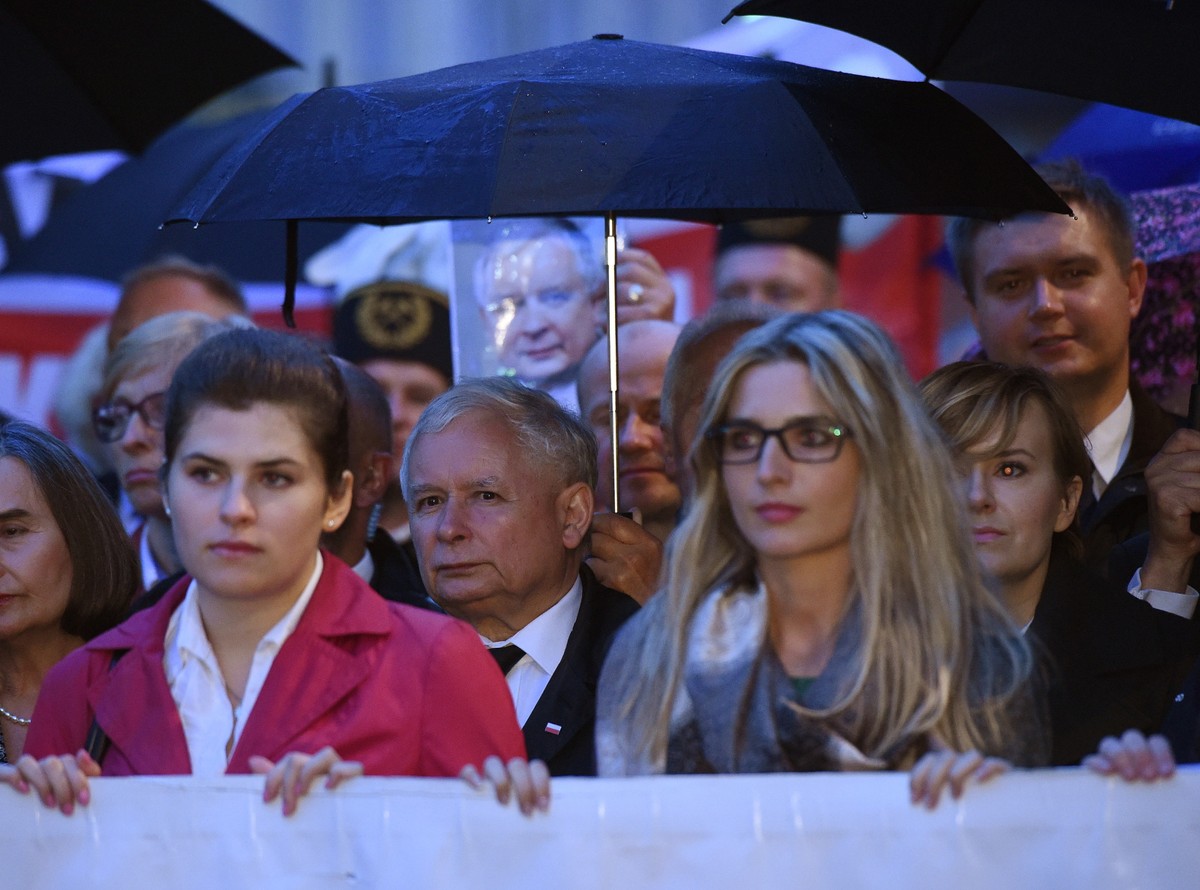 Jarosław Kaczyński na miesięcznicy smoleńskiej