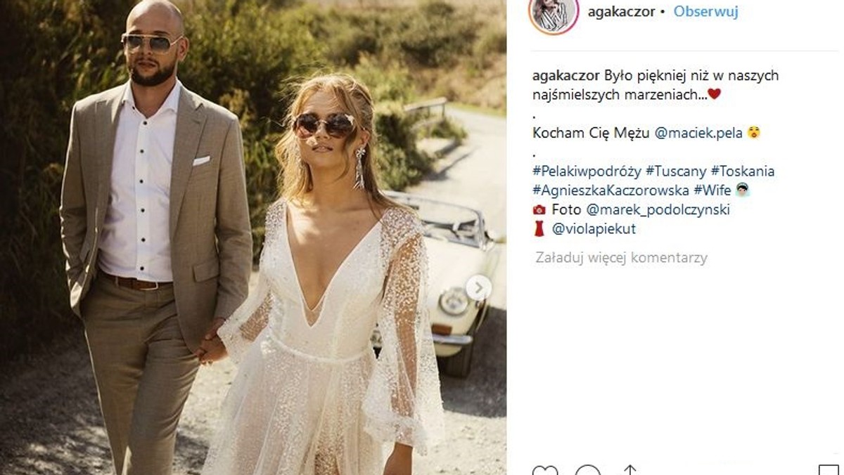 Agnieszka Kaczorowska Juz Po Slubie Pokazala Piekne Zdjecia Z Mezem Foto Dziennik Pl