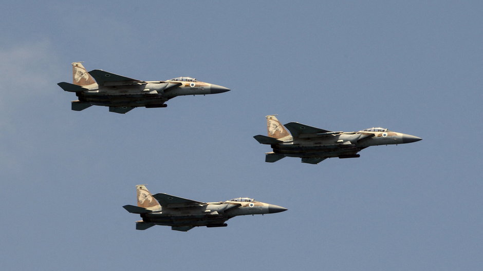 Izraelskie myśliwce (zdjęcie ilustracyjne)