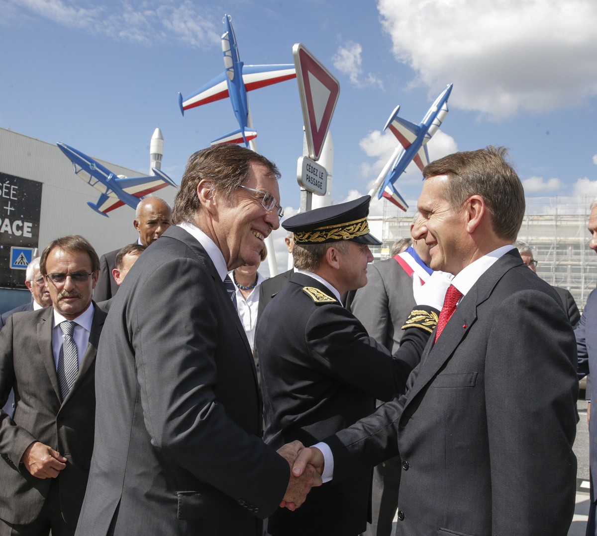 Siergiej Naryszkin przyleciał do Francji