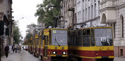 Łódź: piechur szybszy od tramwaju