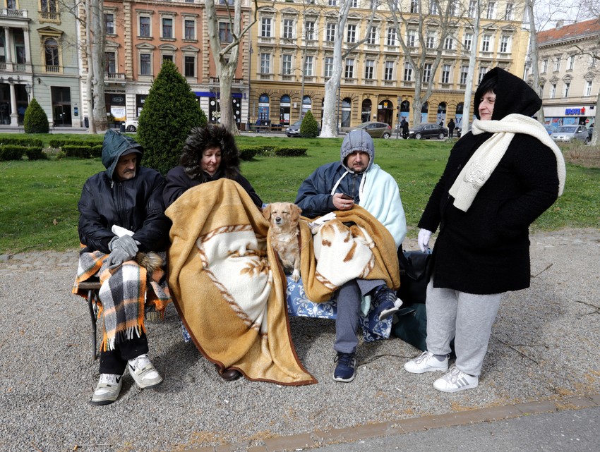Zagrepčani na otvorenom nakon potresa