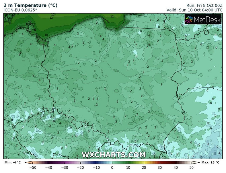 Noc będzie bardzo zimna