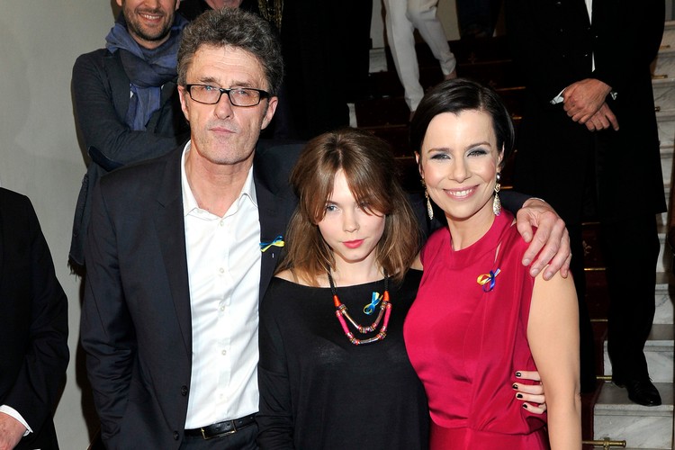 Paweł Pawlikowski, Agata Trzebuchowska i Agata Kulesza na gali Orłów 2014