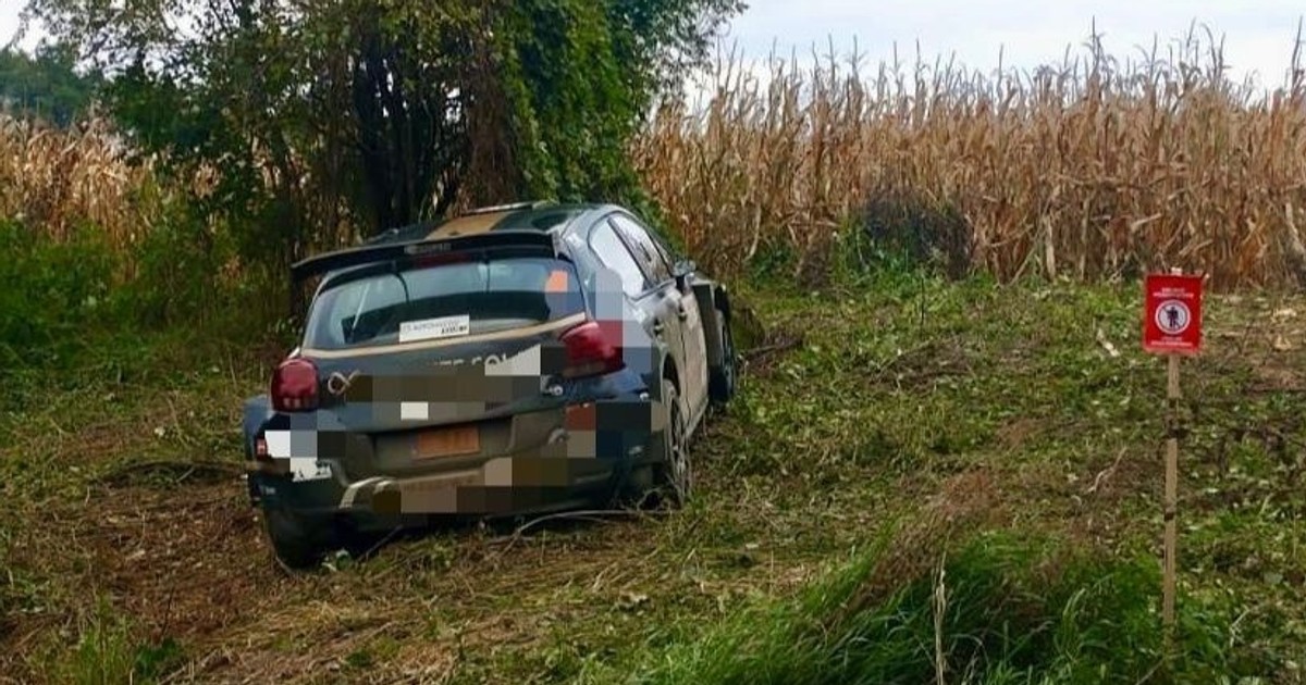 Groźny wypadek na Rajdzie Nyskim. Citroen uderzył w kibiców, są ranni