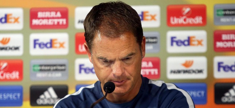 Liga włoska: Frank de Boer zwolniony z Interu Mediolan
