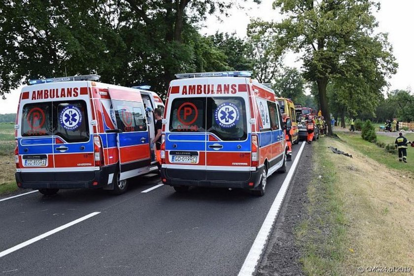 Jeziorki, gmina, Strzelno, wypadek, policja