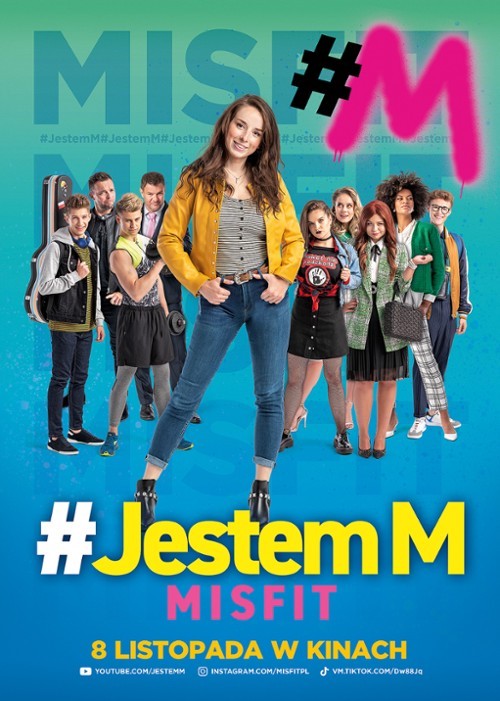 "#Jestem M. Misfit": plakat filmu