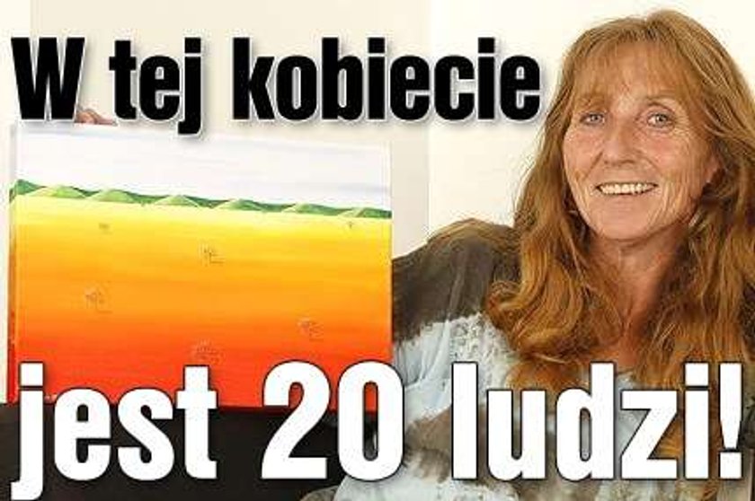 W tej kobiecie jest 20 ludzi!