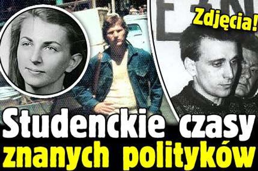 Studenckie czasy znanych polityków. Zdjęcia