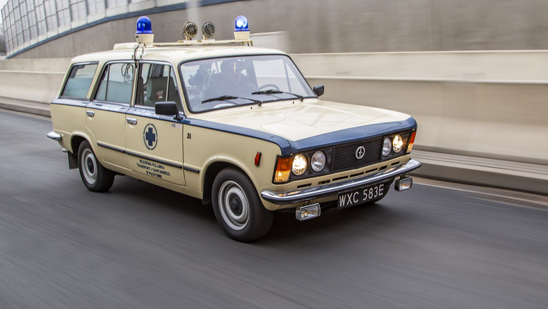 Fiat 125p karetka może i ciasna, ale była!