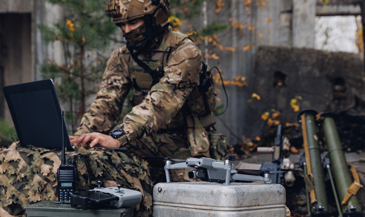 Ukraiński operator drona