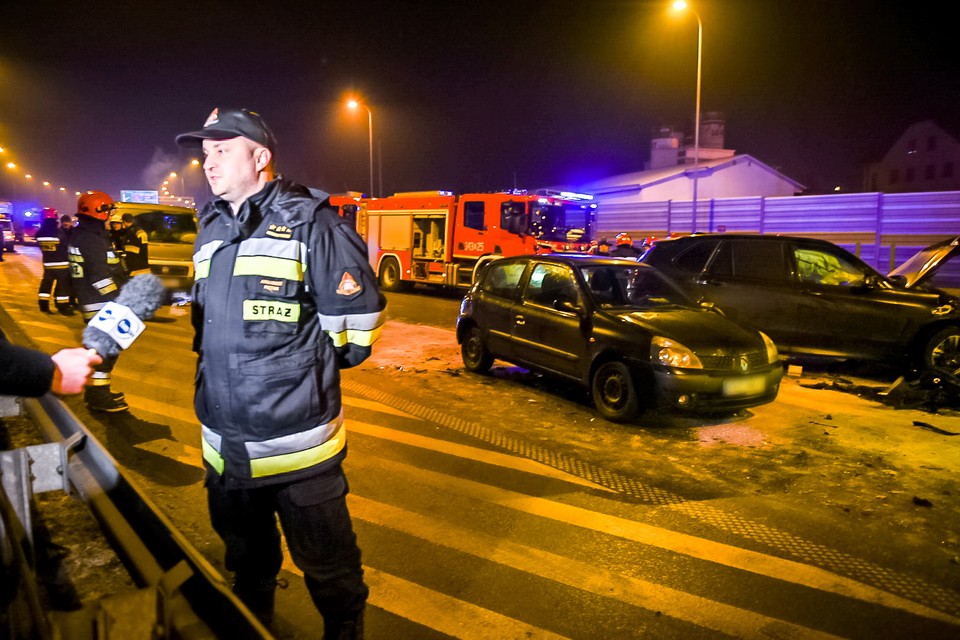 Kolizja samochodu z ministrem obrony narodowej Antonim Macierewiczem 