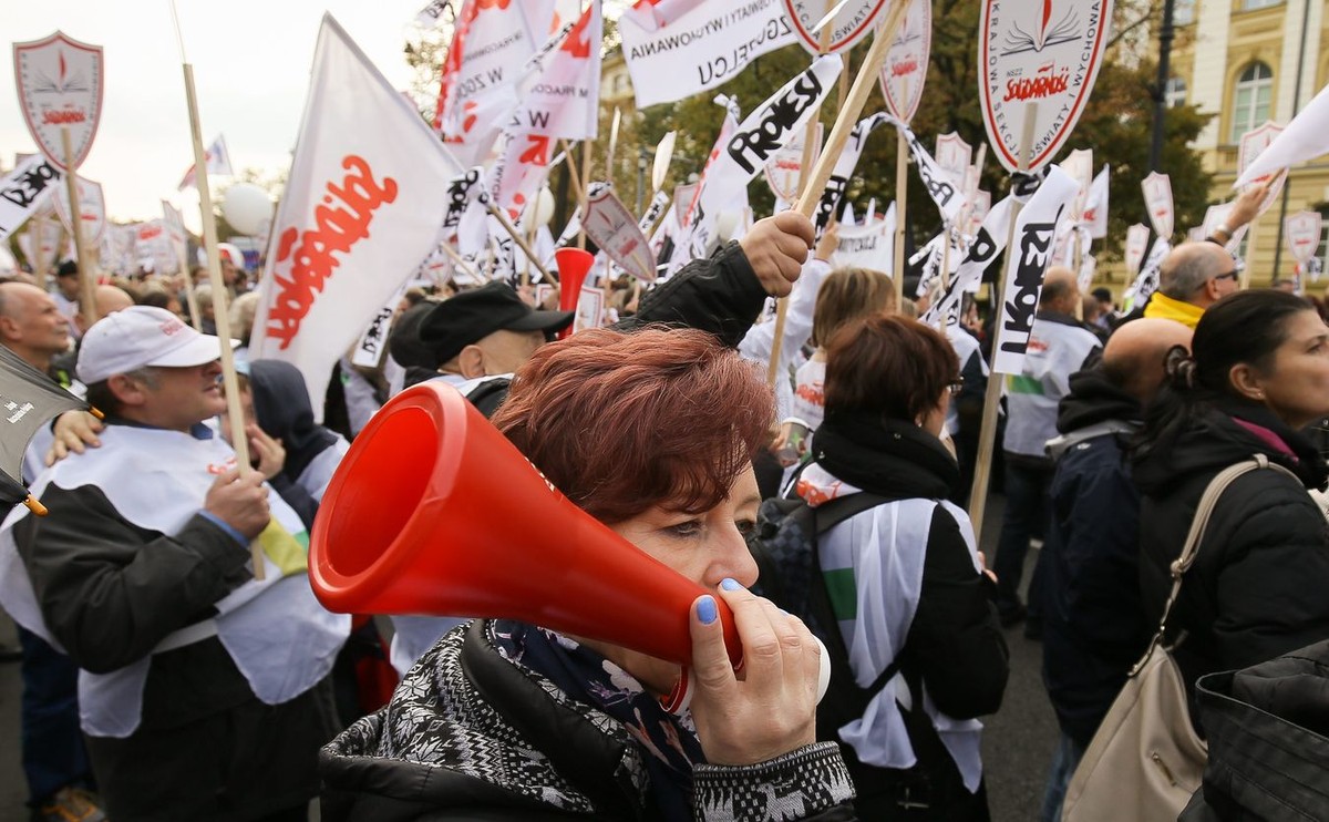 Protesty w Warszawie